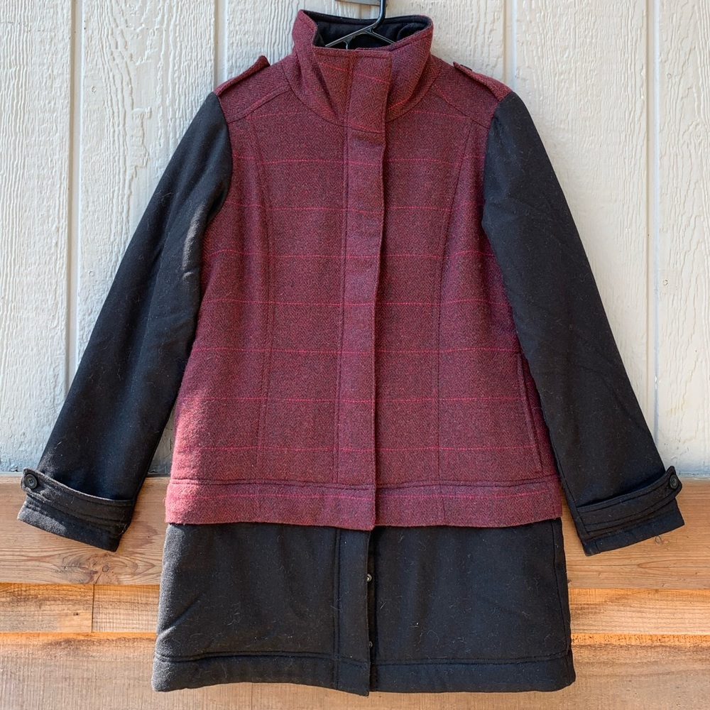 Prana convertible quilted wool Caprise jacket - Picture 4 of 16